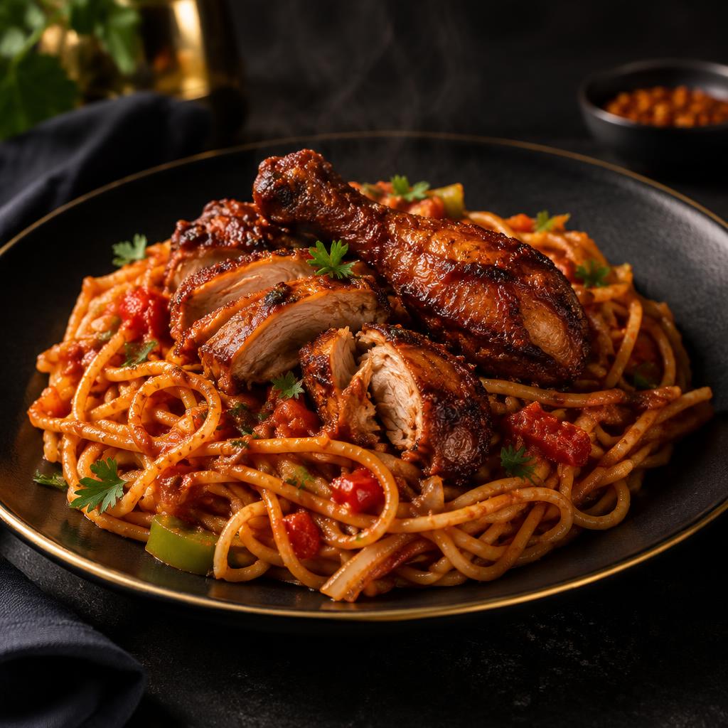 Smoked Chicken Native Spaghetti